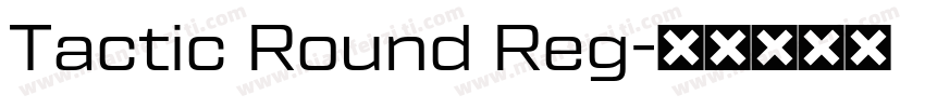 Tactic Round Reg字体转换